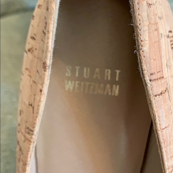 Stuart Weitzman Cork platform heel. New size 12B - Picture 3 of 6